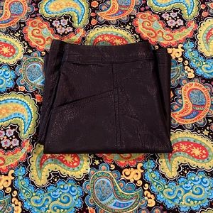 Leather skirt